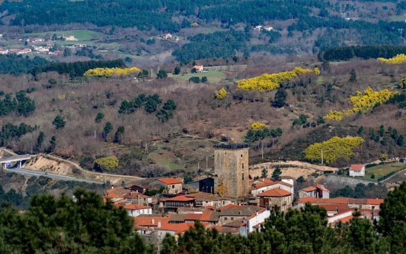 A village seen from above