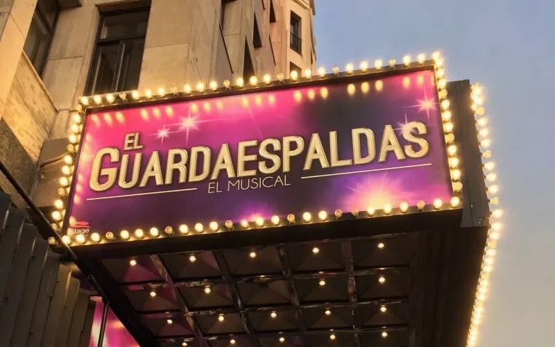 The billboard of The Bodyguard