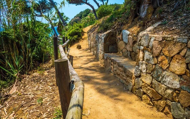 A path next to the sea