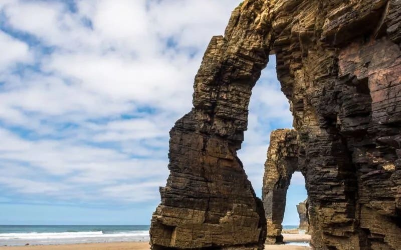 Impressive rocks on the coast