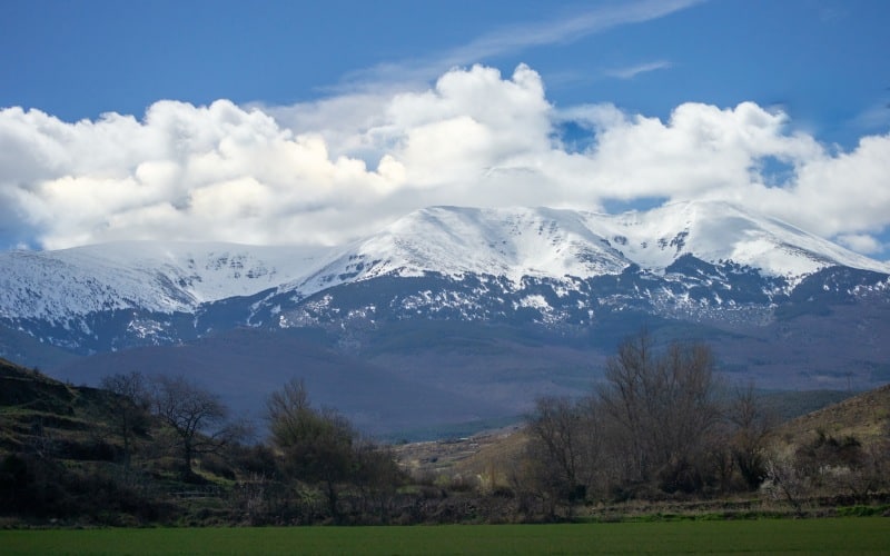 Snowy mountains