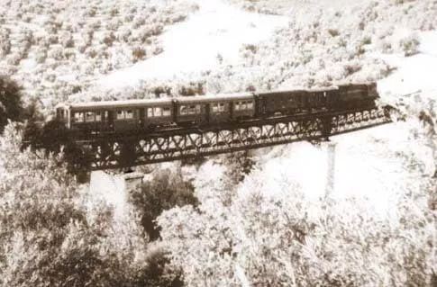 An old picture of a train