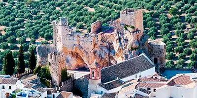 A castle on top of Zuheros