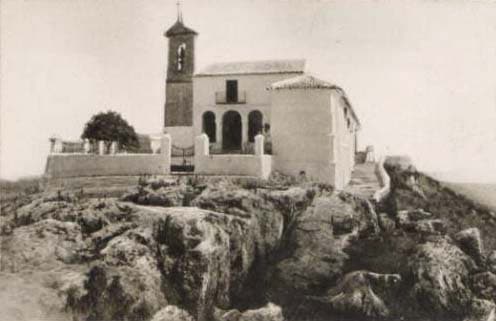 An old picture of a sanctuary