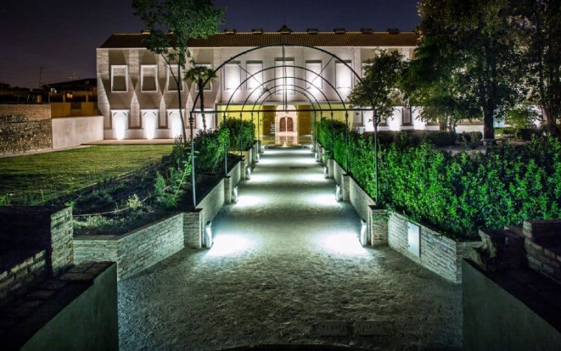 The gardens of Cuarto Real Santo Domingo