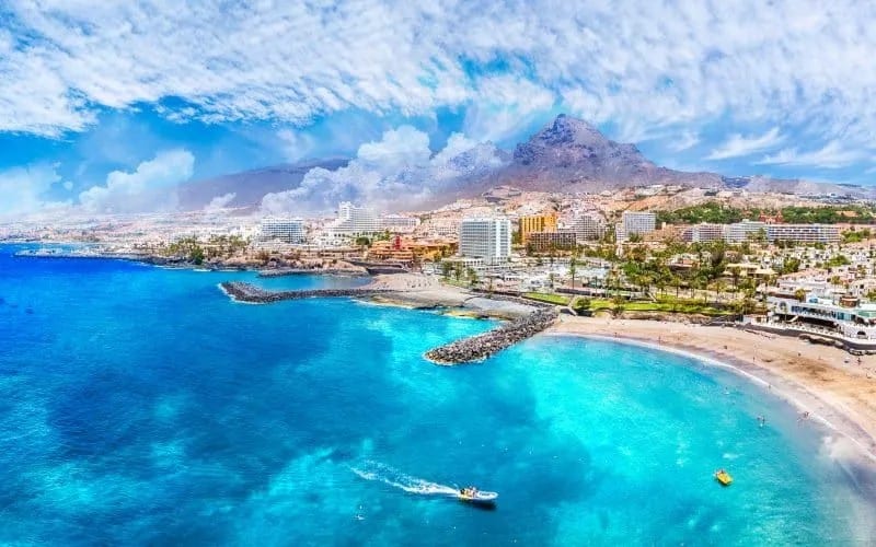 A beach in Tenerife