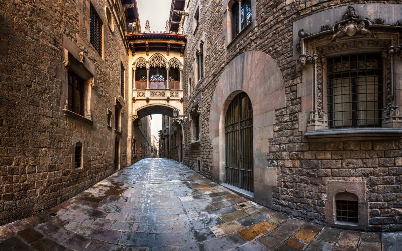 Barcelona’s gothic quarter