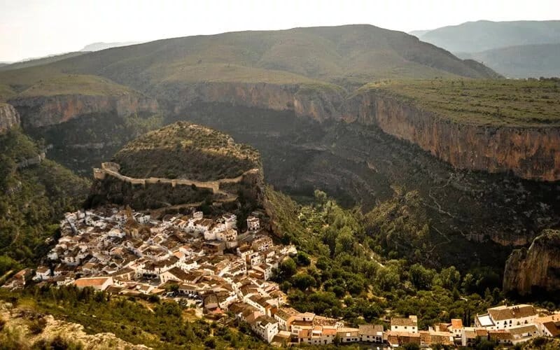 Chulilla near the city of Valencia