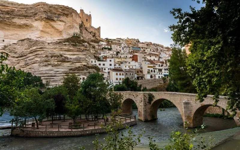 View of Alcalá del Júcar, a great getaway near Valencia