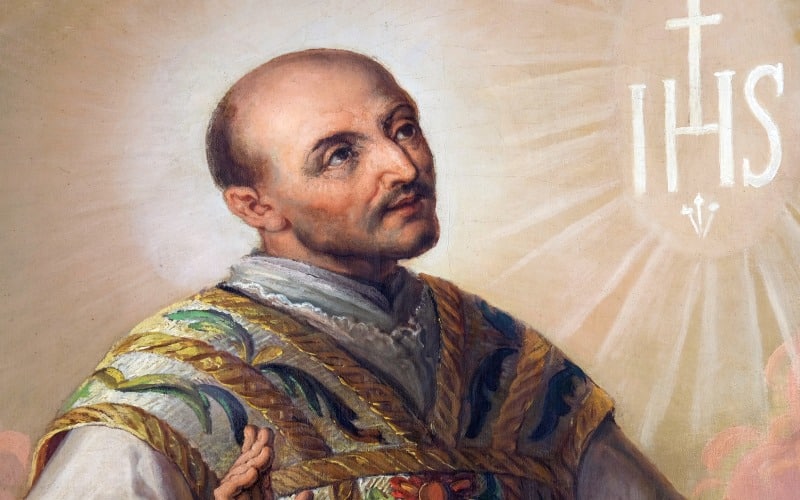 Portrait of Ignacio de Loyola, founder of the Society of Jesus and played a key role in other historical events