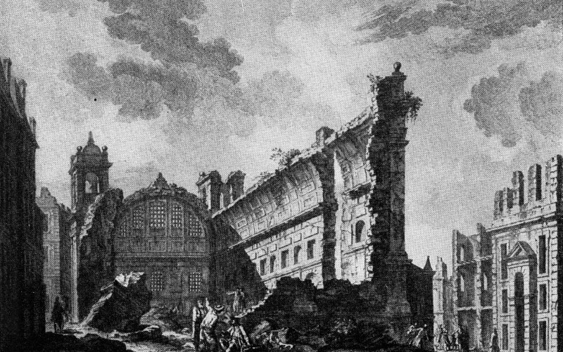 Imagen del terremoto de Andalucía de finales del siglo XIX