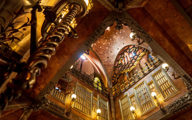 Interior of the Güell Palace