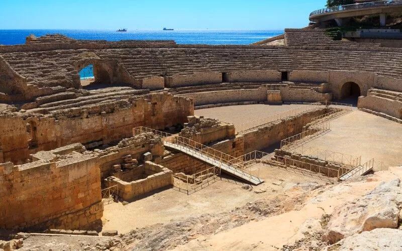 The Roman amphitheatre at Tarragona
