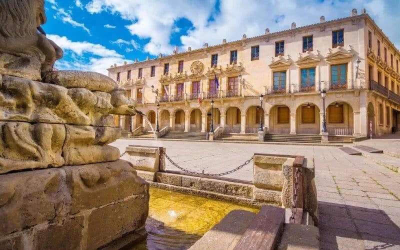 The main square of Soria
