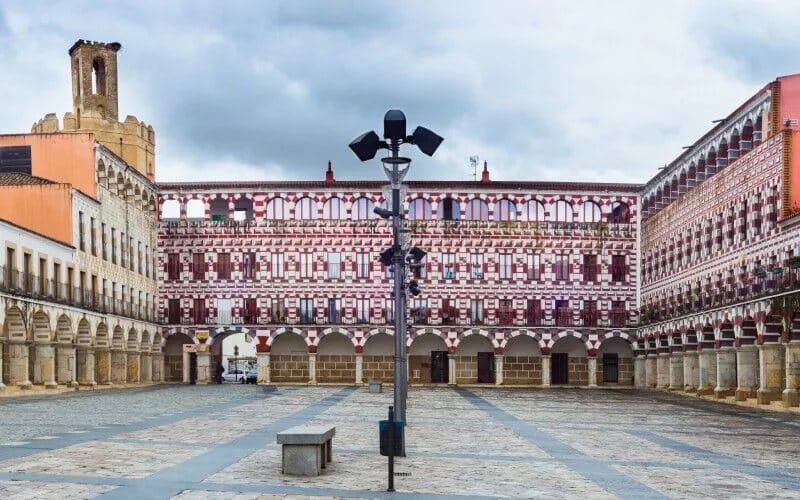 The Plaza Alta in  Badajoz.