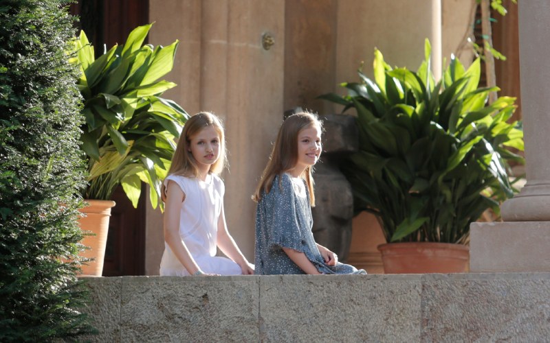 Leonor and Sofía in Palma de Mallorca