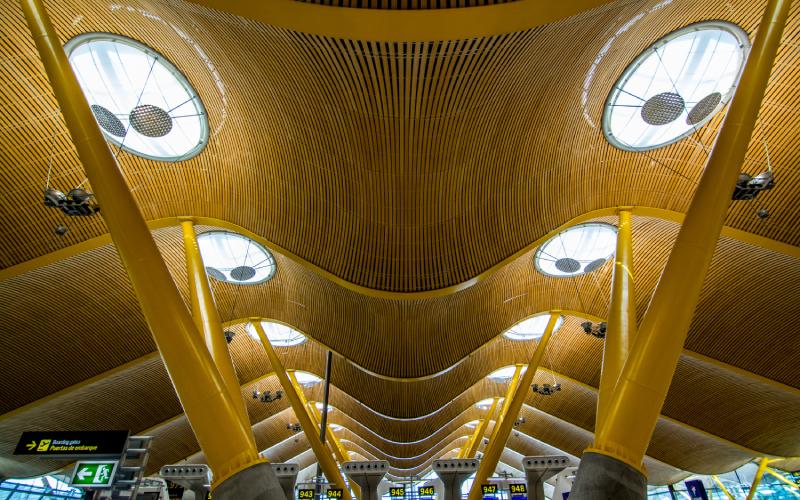 The T4 at Madrid Barajas airport