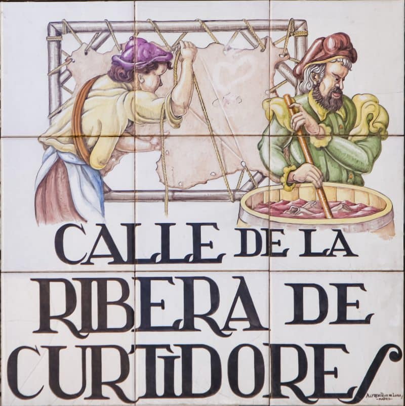 The street of La Ribera de Curtidores