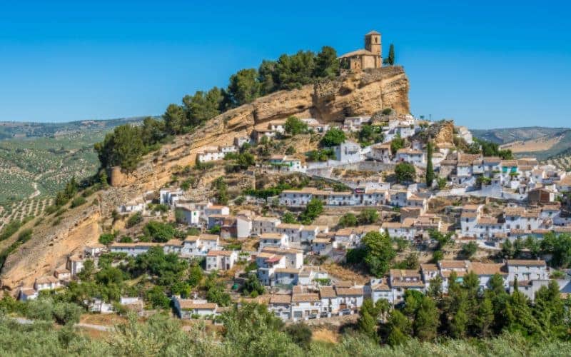 Montefrío in the province of Granada