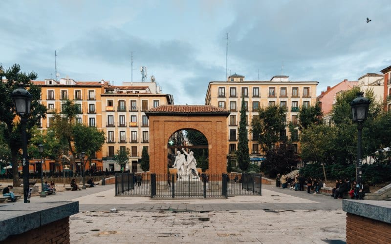 The square of Dos de Mayo