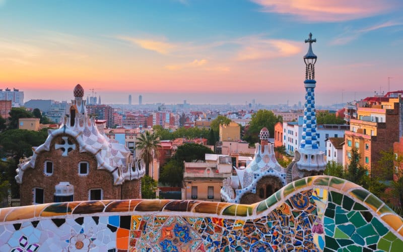 Views of Barcelona from Park Güell