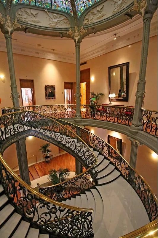 Staircase at the palace of Longoria