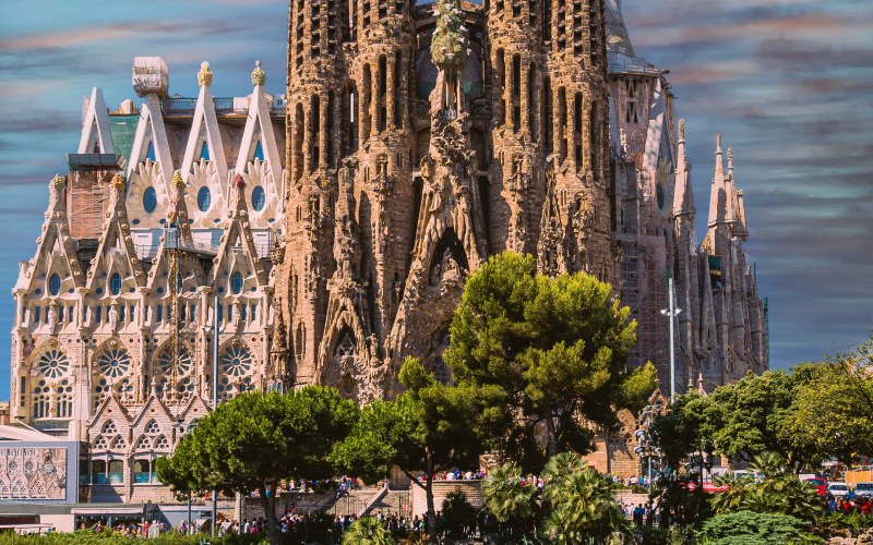 The Sagrada Familia in Barcelona
