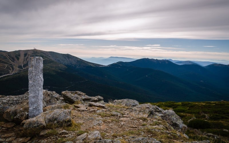 The peak of Peñalara in Sierra de Guadarrama
