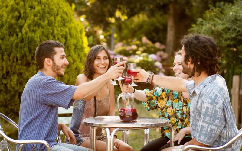 Sangria is perfect for enjoying with friends
