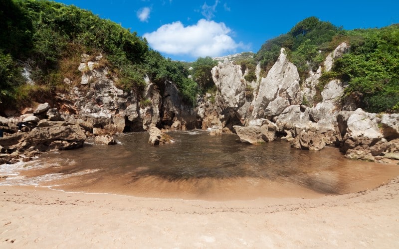 Gulpiyuri Beach, Asturias
