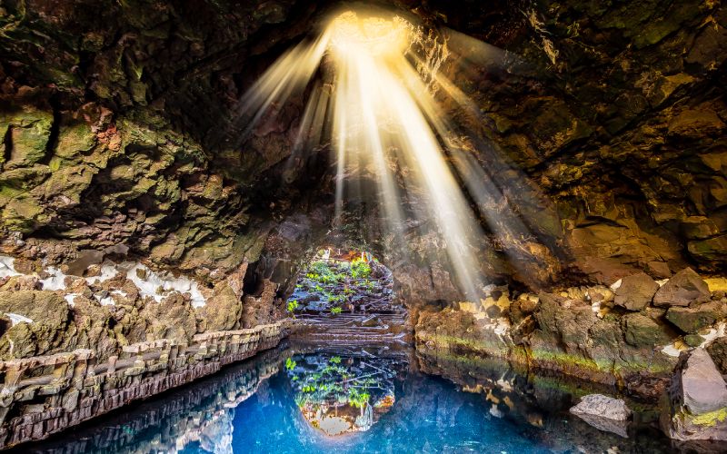 Jameos del Agua, another outcome of the intense volcanic activity of Lanzarote