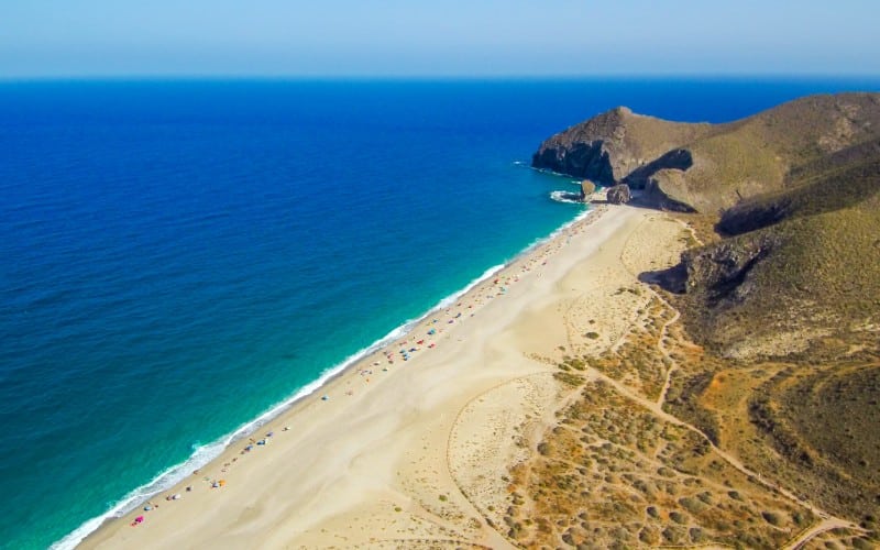 Playa de los Muertos, one of the most stunning beaches in Spain