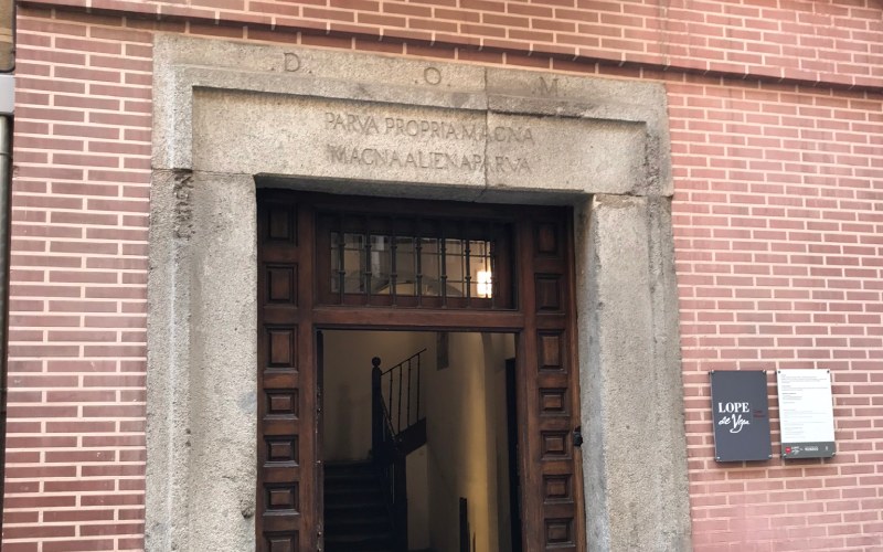 Entrance to the house-museum of Lope de Vega