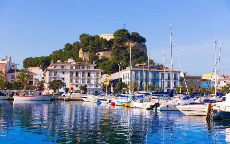 The harbour of Denia
