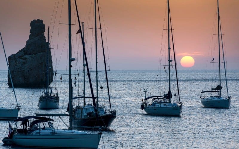 Ibiza has some of the most famous sunsets in Spain