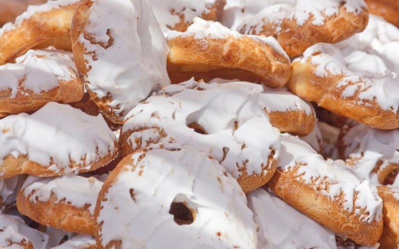 Rosquillas listas, traditional sweets for San Isidro