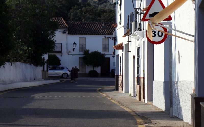 Streets in Cañaveral de León
