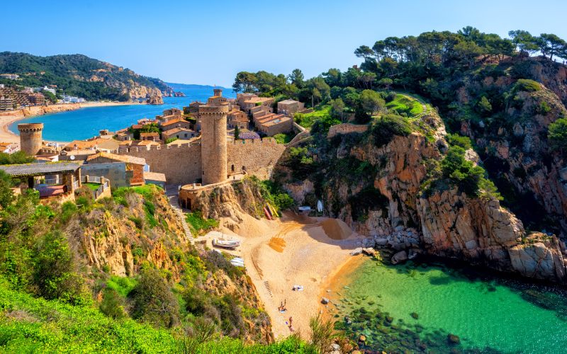Tossa de Mar on the Costa Brava, Catalonia
