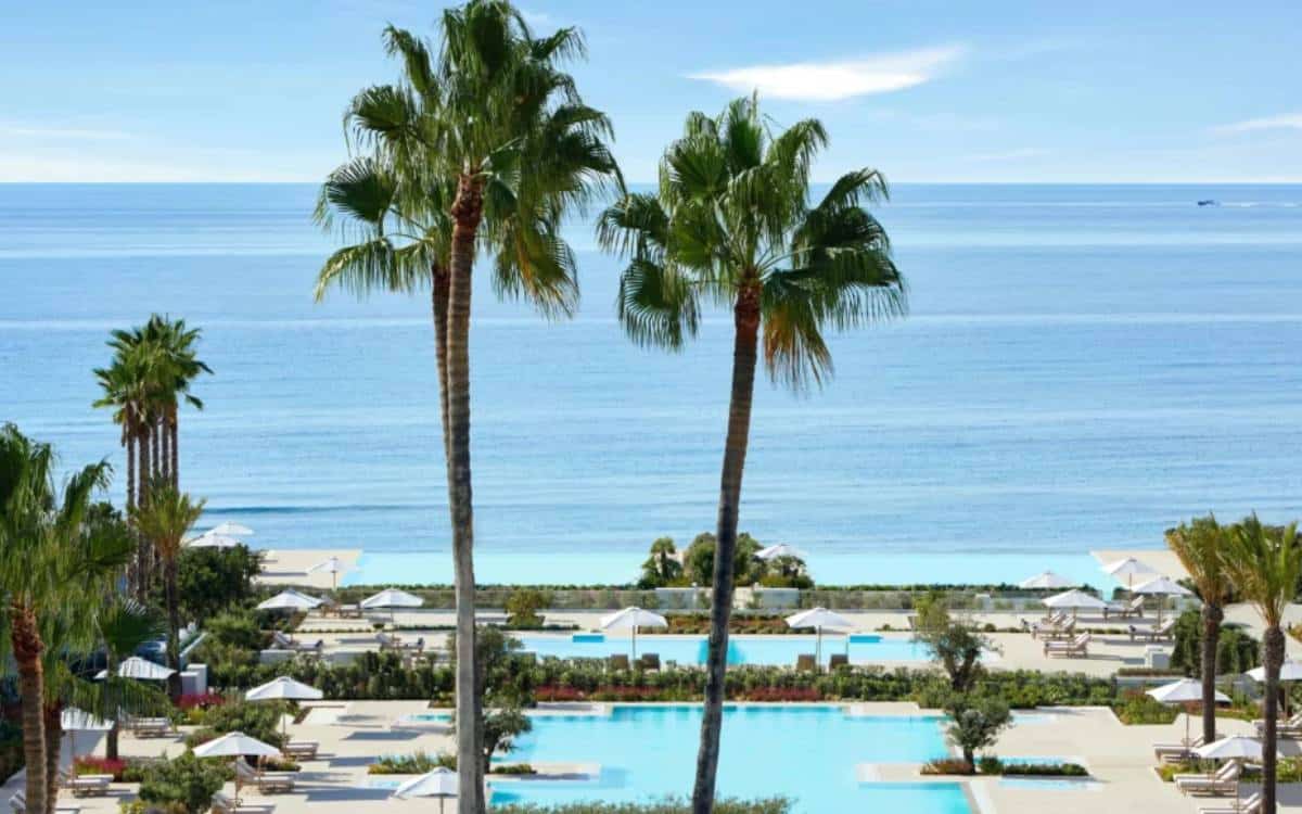 The pools of the resort