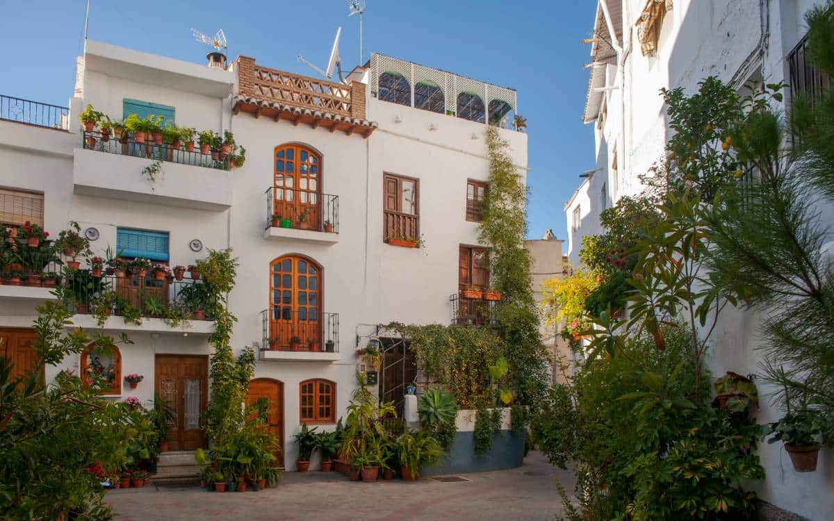 Lanjarón in the Alpujarra of Granada