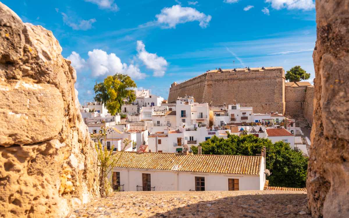 Ibiza as seen from its walls