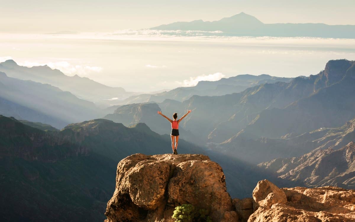 Exploring the impressive mountain landscapes of the Canary Islands