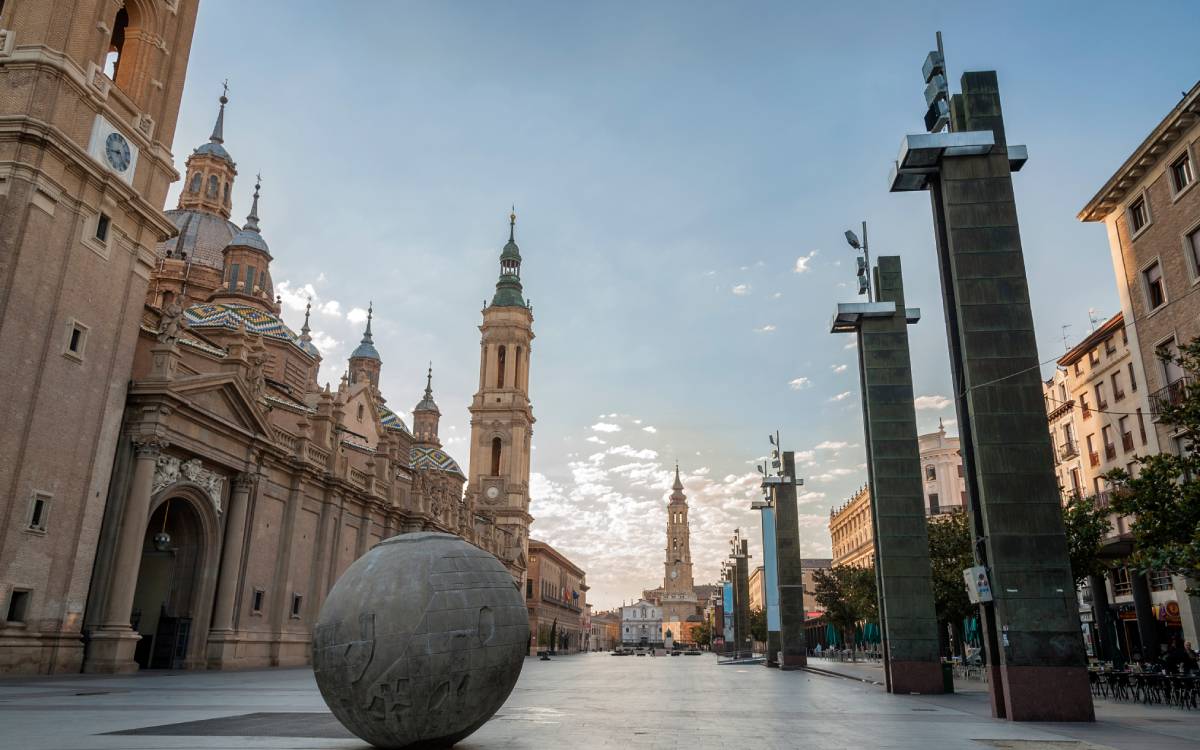 Plaza del Pilar in Zaragoza