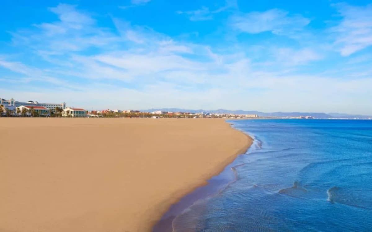 Malvarrosa Beach.