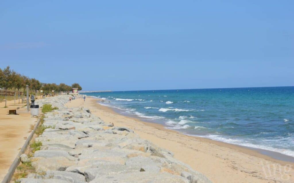 Ocata beach in Masnou.