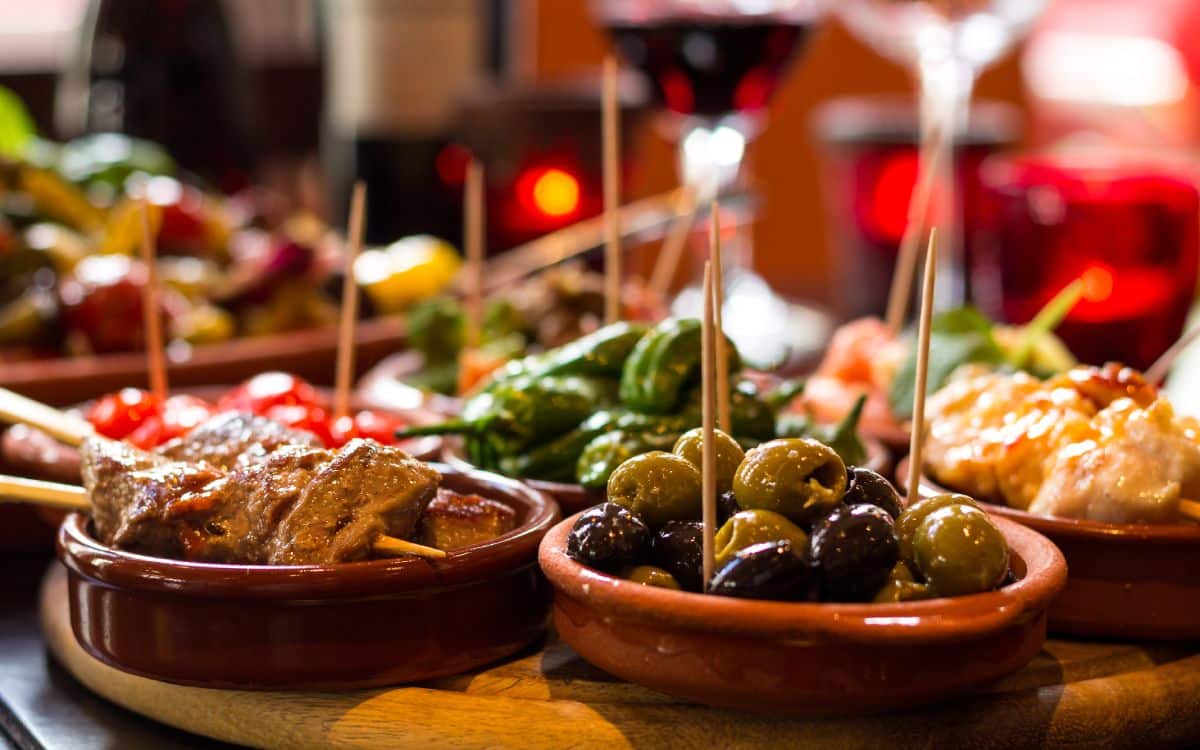 Typical Spanish 'tapas'.