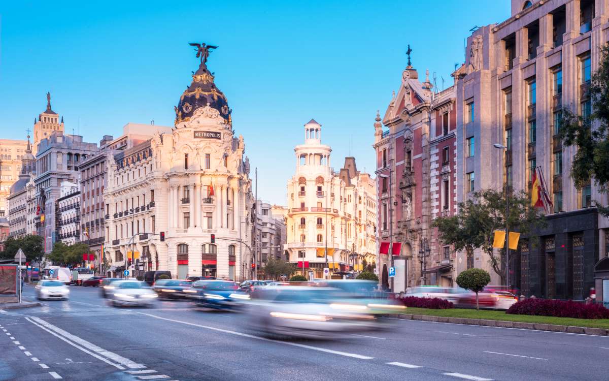 Gran Vía, Madrid.