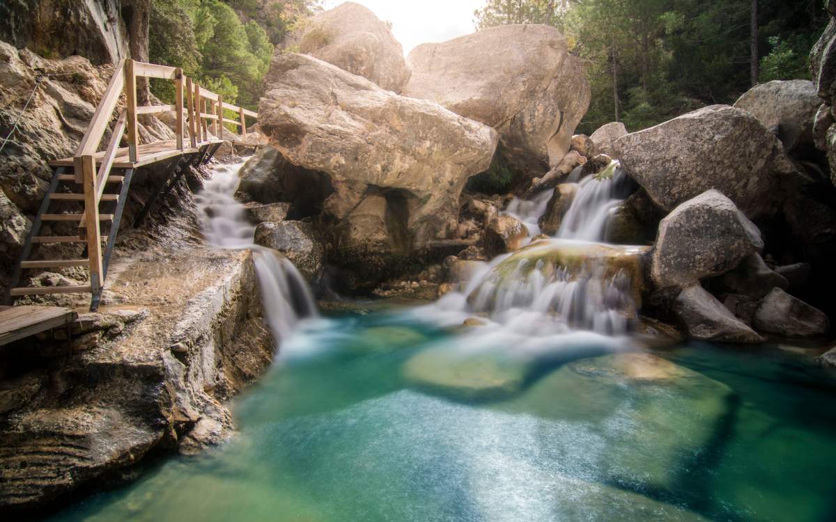 Natural pools at Beceite.