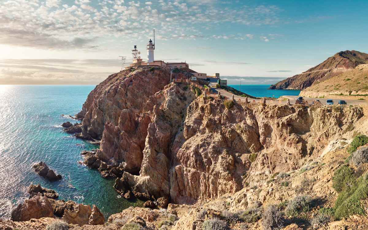 Lighthouse at the Cabo de Gata-Níjar Natural Park.