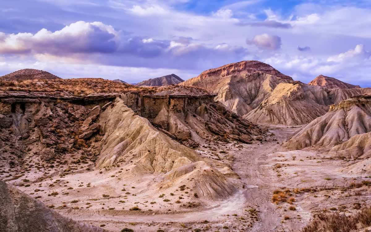 Otero ravine in the Tabernas desert, Almería.